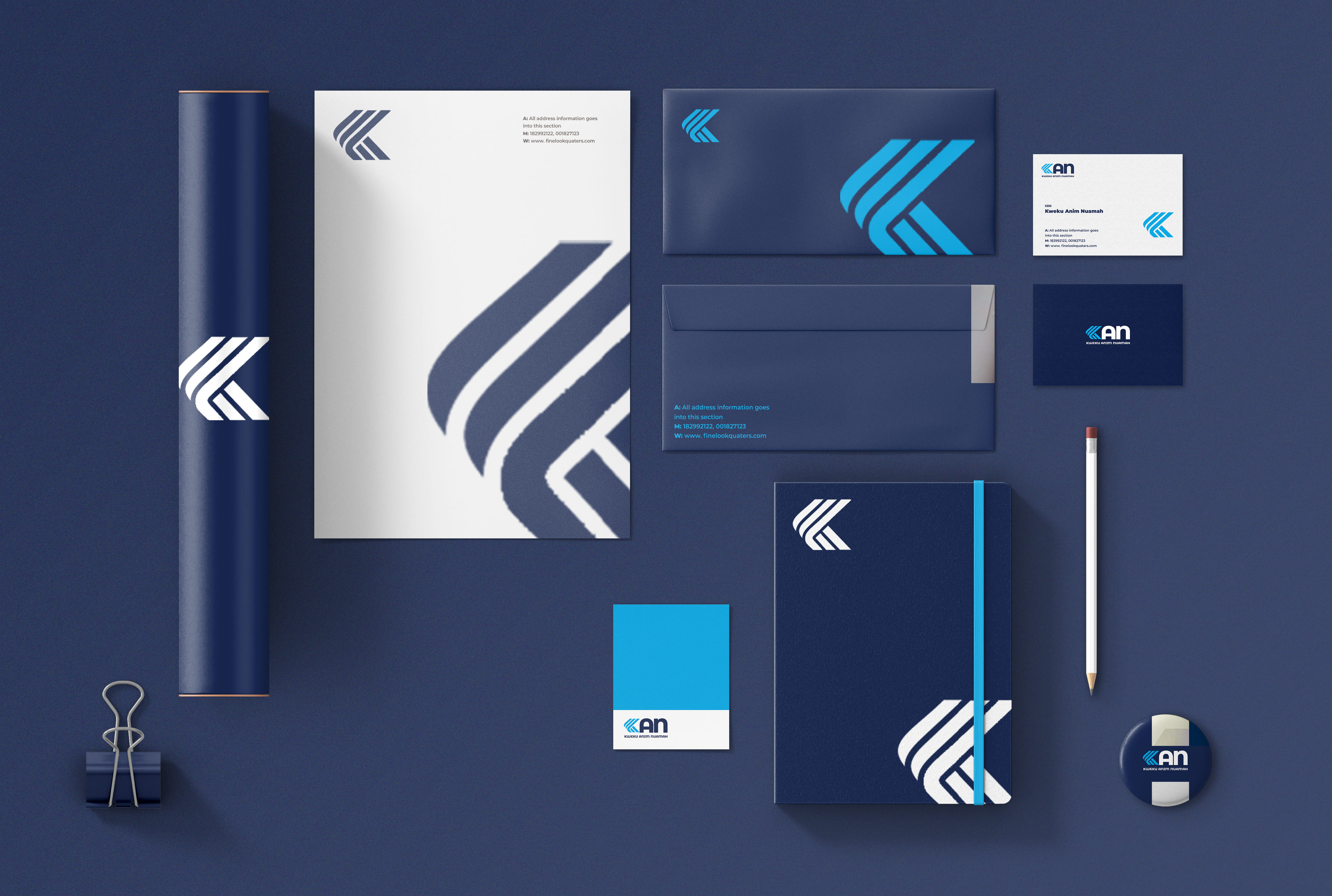 KAN identity mockup